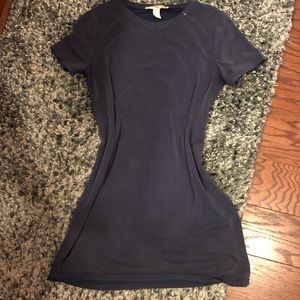 Forever 21 Steel Blue T Shirt Dress